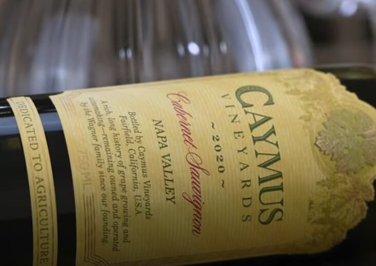 Bottle of Caymus Cabernet Sauvignon